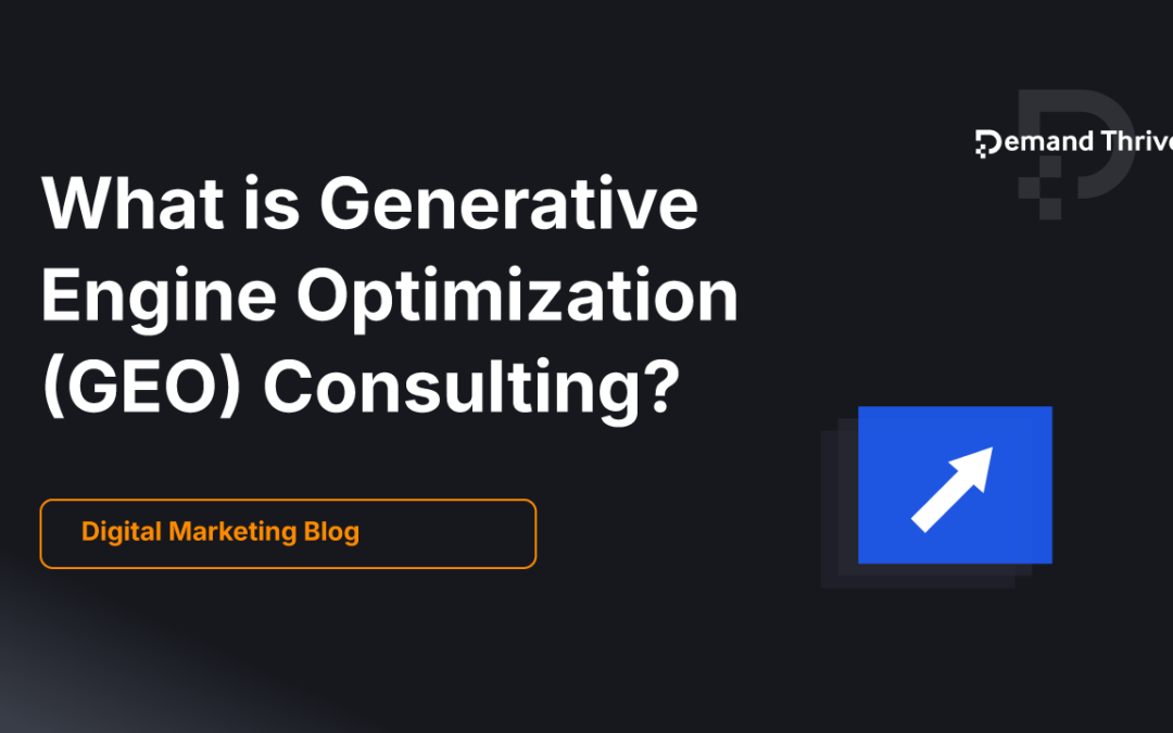 What is Generative Engine Optimization Consulting?